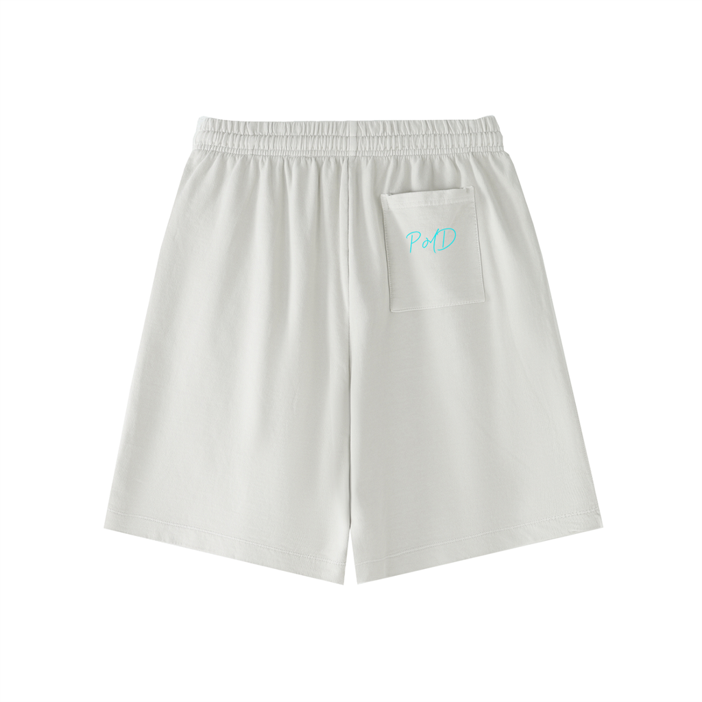 Vintage Wash Cotton Shorts