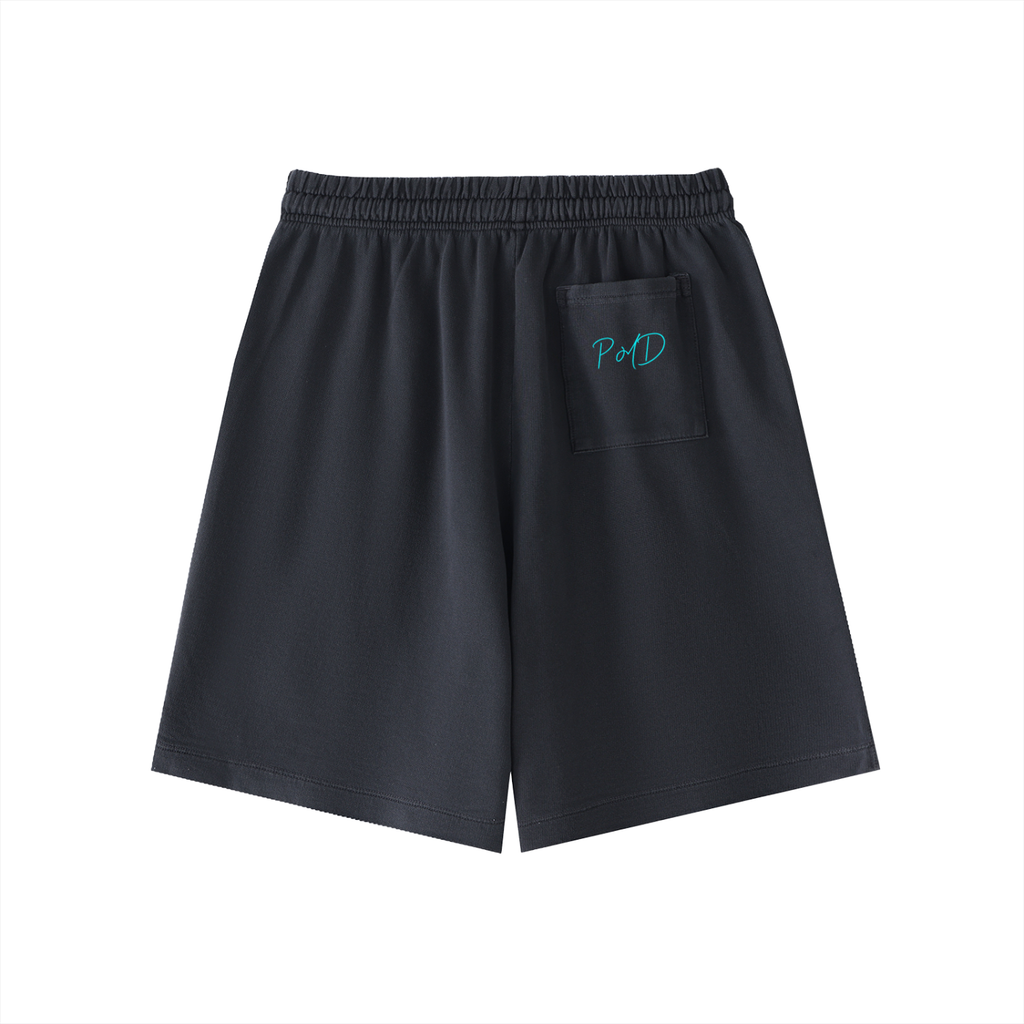 Vintage Wash Cotton Shorts