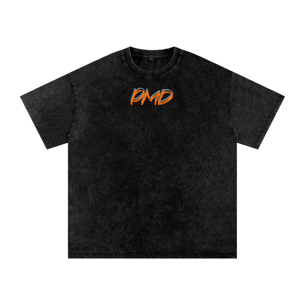 Back of black tee
