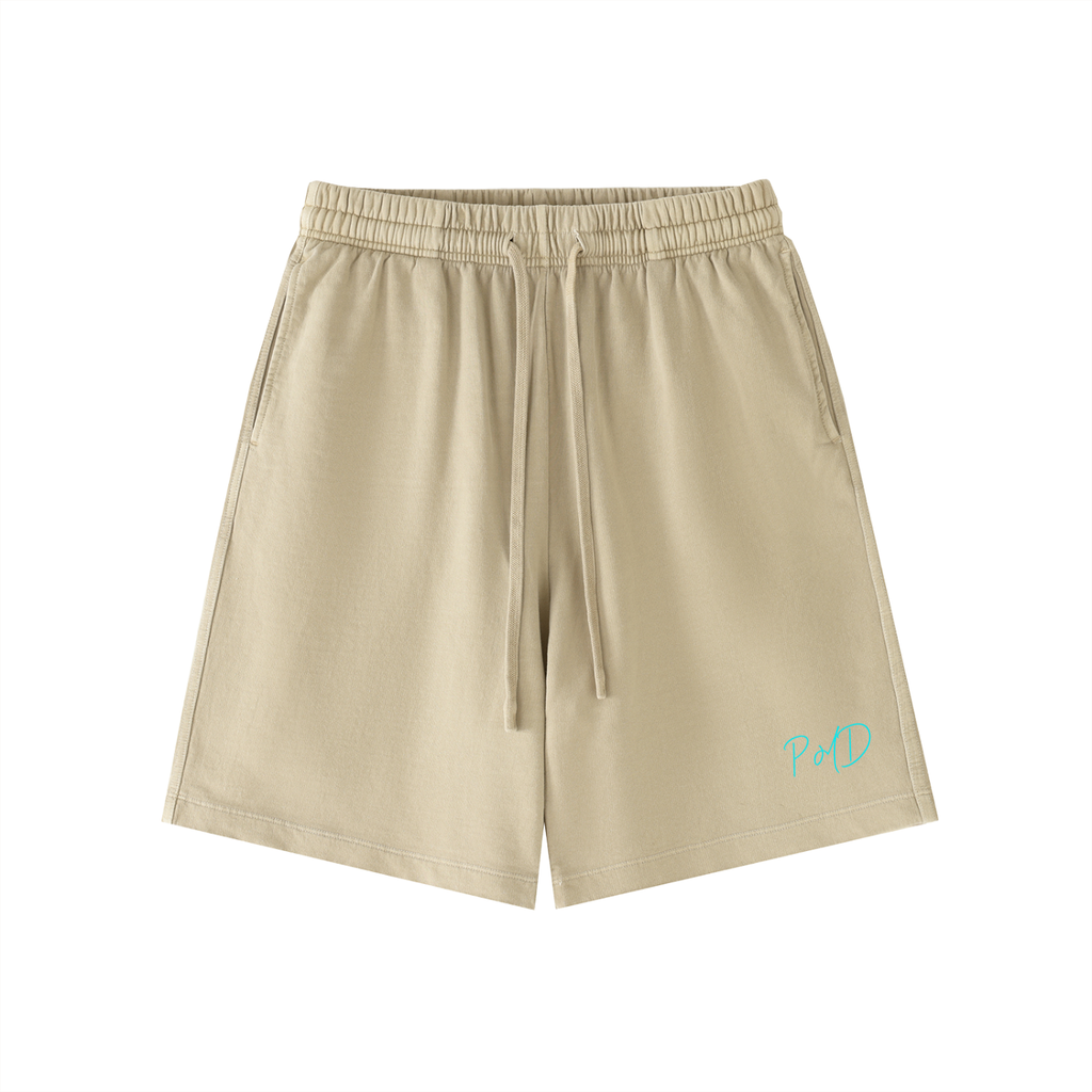 Vintage Wash Cotton Shorts